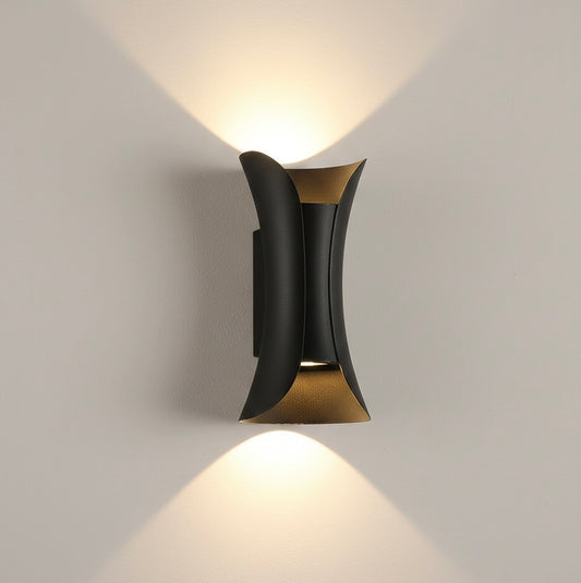 Arclyne | Modern Curved LED Outdoor Wall Light