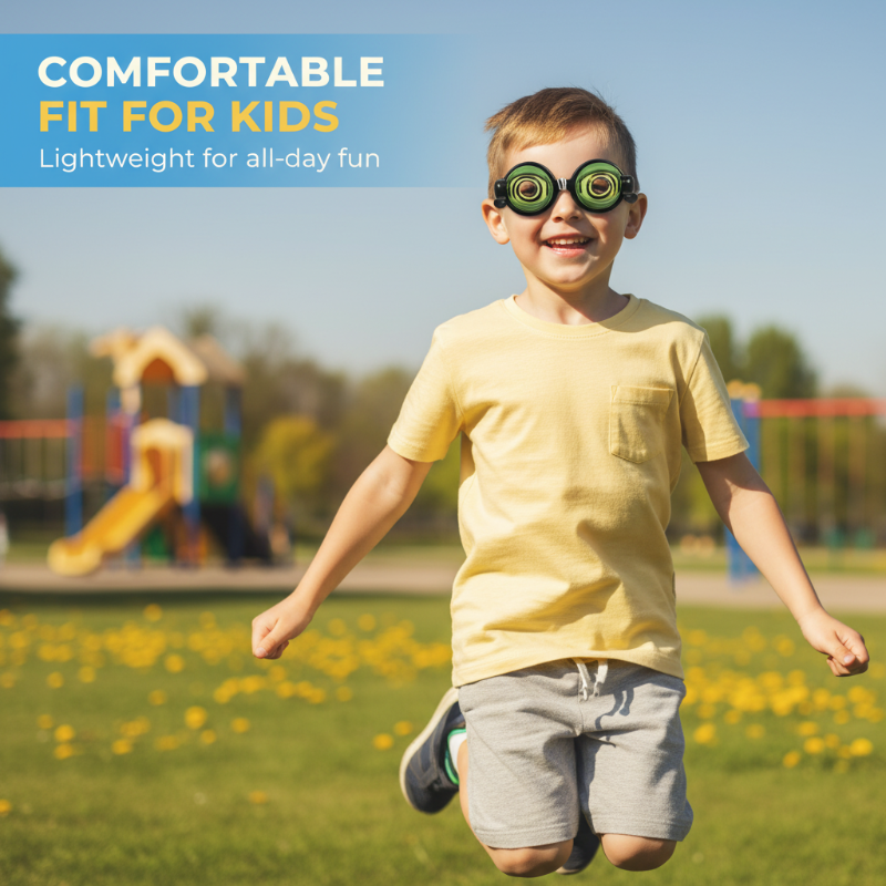 Fun Glasses Jaw-Controlled Lightweight with Blinking Eye Animation