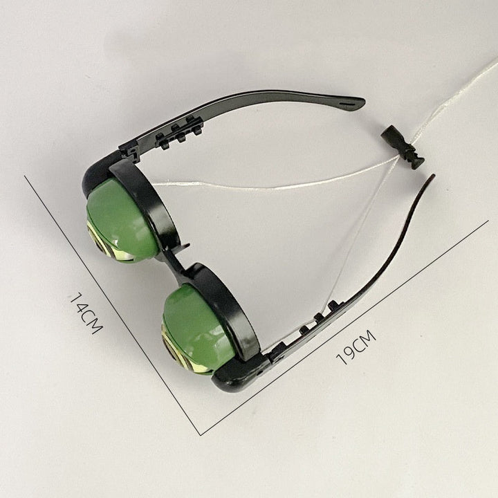 Fun Glasses Jaw-Controlled Lightweight with Blinking Eye Animation