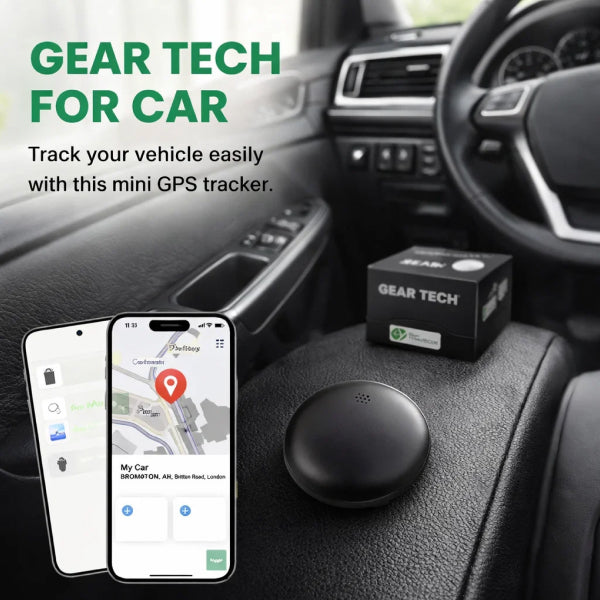 GPS Vehicle Tracker | Real-Time 24/7 Location Tracking | No Monthly Fees, Long-Life Battery, Compact Discreet Design