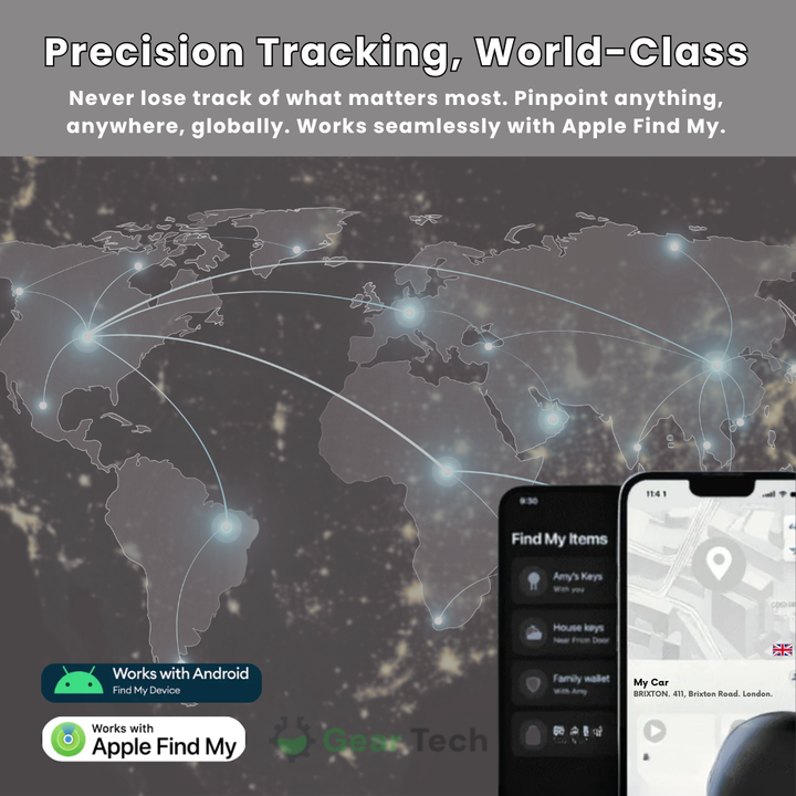 GPS Vehicle Tracker | Real-Time 24/7 Location Tracking | No Monthly Fees, Long-Life Battery, Compact Discreet Design