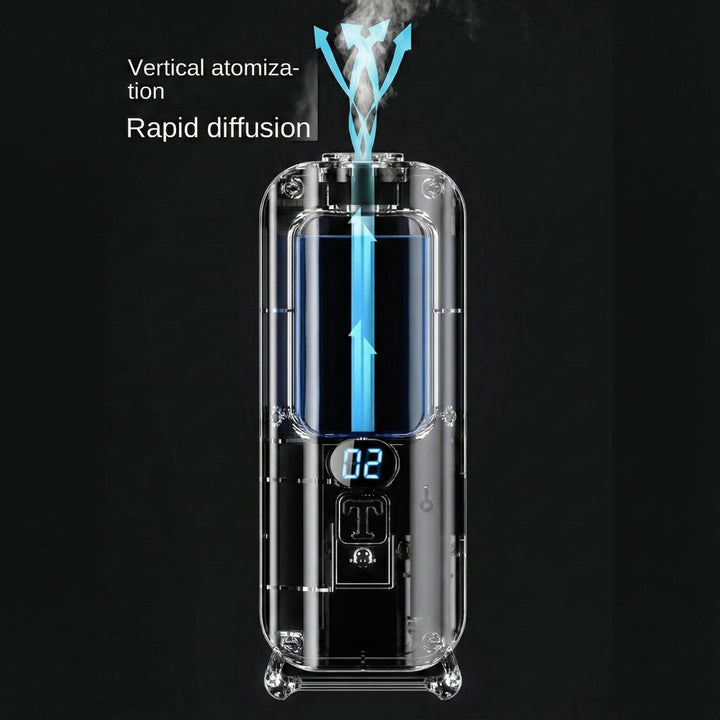 Aromatherapy Diffuser Humidifier | Wall Mounted Digital Display, 5 Mist Modes | 360° Scent Coverage &amp; LED Lights 3