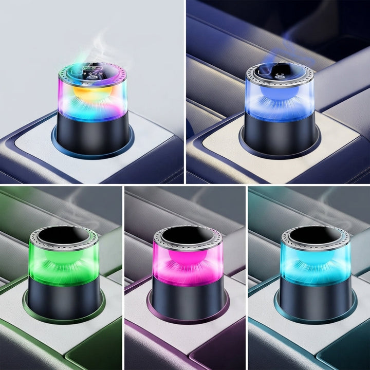 Car Aroma Diffuser Rechargeable USB-C Ultrasonic with Starry Sky Projection 4