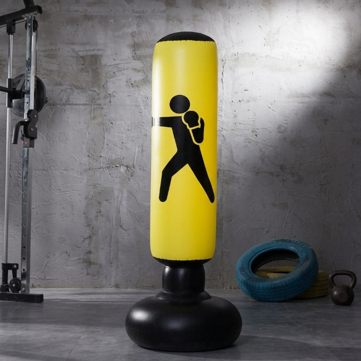 Free-Standing Inflatable Punching Bag Water-Filled Base 6