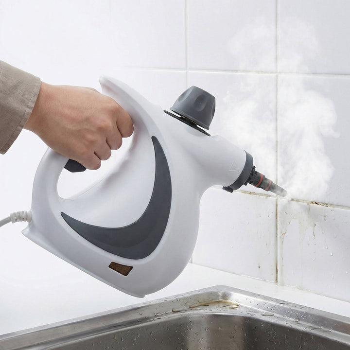 Handheld Steam Cleaner 1050W | 3 Bar High Pressure Steam Ready in 15 Seconds | 4 Brush Heads for Multi-Surface Cleaning 7