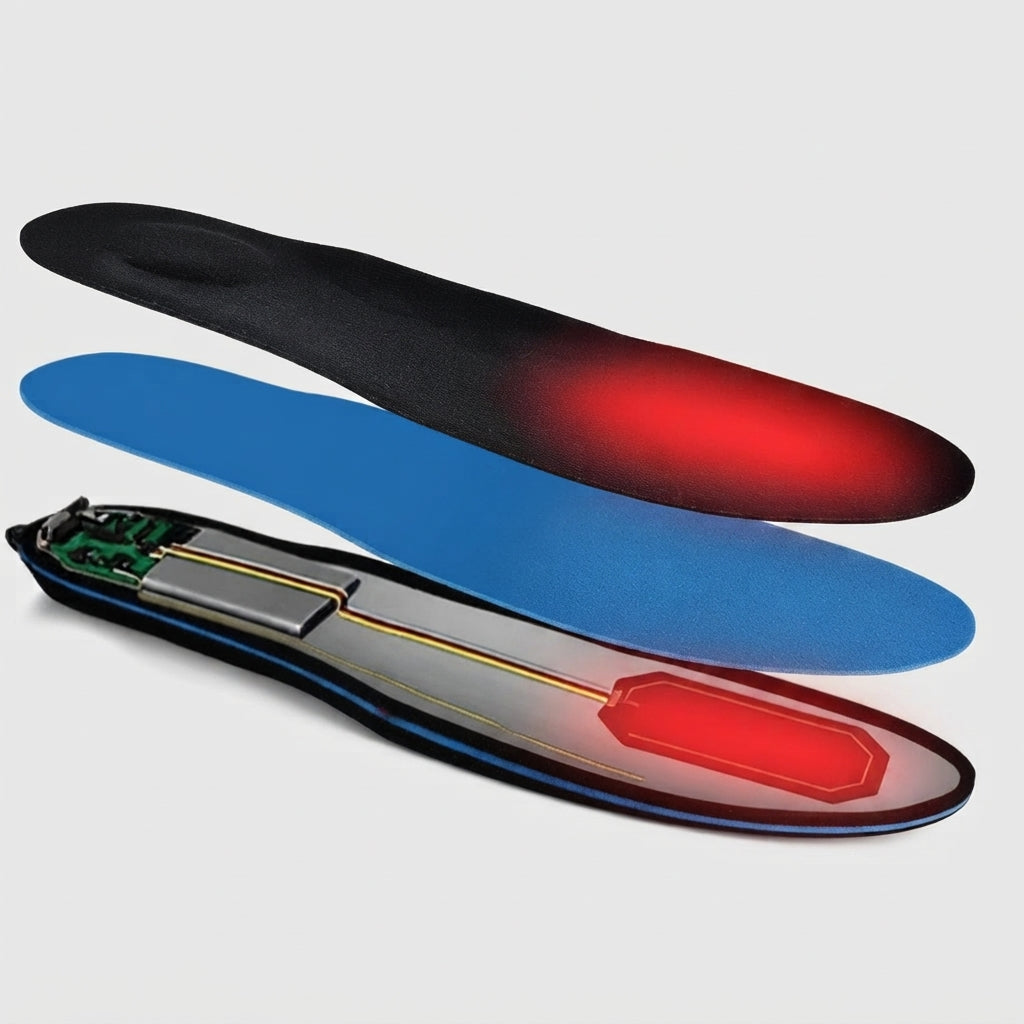 Rechargeable Heated Insoles Remote Control Carbon Fibre with 9-Hour Warmth 4