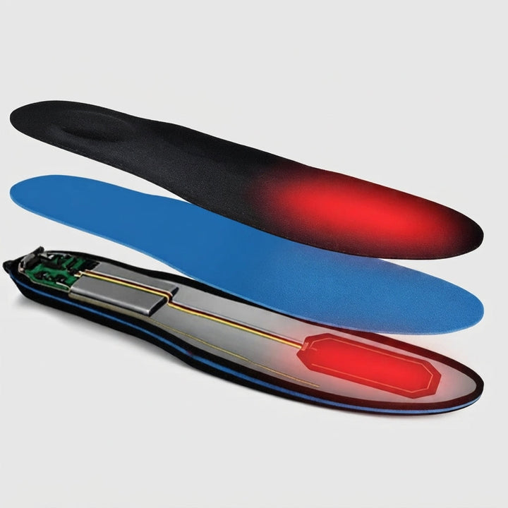 Rechargeable Heated Insoles Remote Control Carbon Fibre with 9-Hour Warmth 4