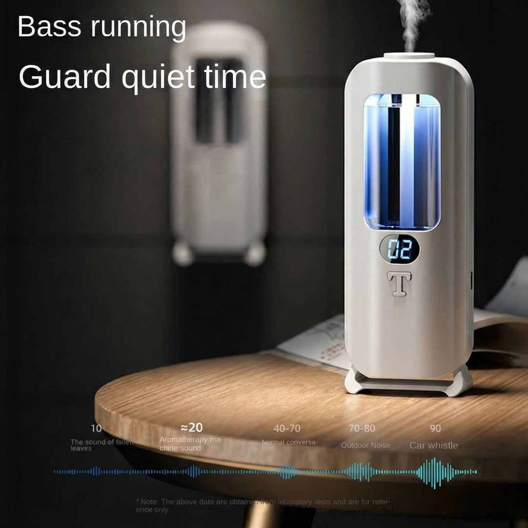 Aromatherapy Diffuser Humidifier | Wall Mounted Digital Display, 5 Mist Modes | 360° Scent Coverage &amp; LED Lights 2