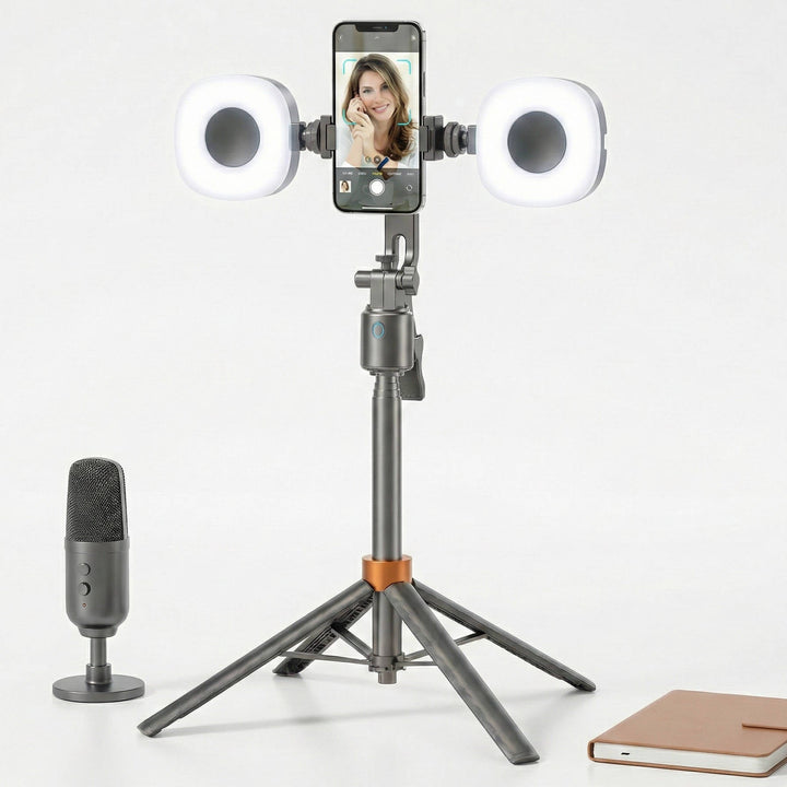 Automatic Face Tracking Tripod Phone Holder Gesture Control 1