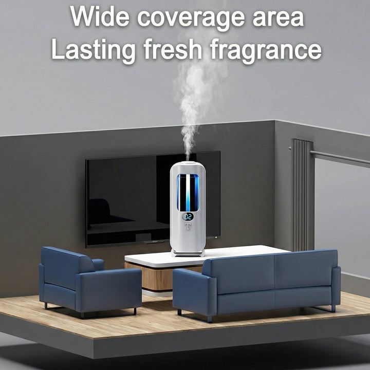 Aromatherapy Diffuser Humidifier | Wall Mounted Digital Display, 5 Mist Modes | 360° Scent Coverage &amp; LED Lights 4