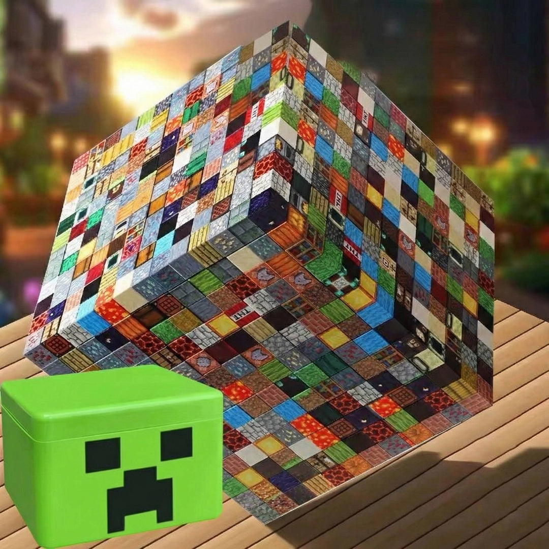Magnetic Building Blocks 205pcs | Eight-Sided Magnets with Figurines &amp; Storage Box | 160+ Styles for Ages 3-12 6