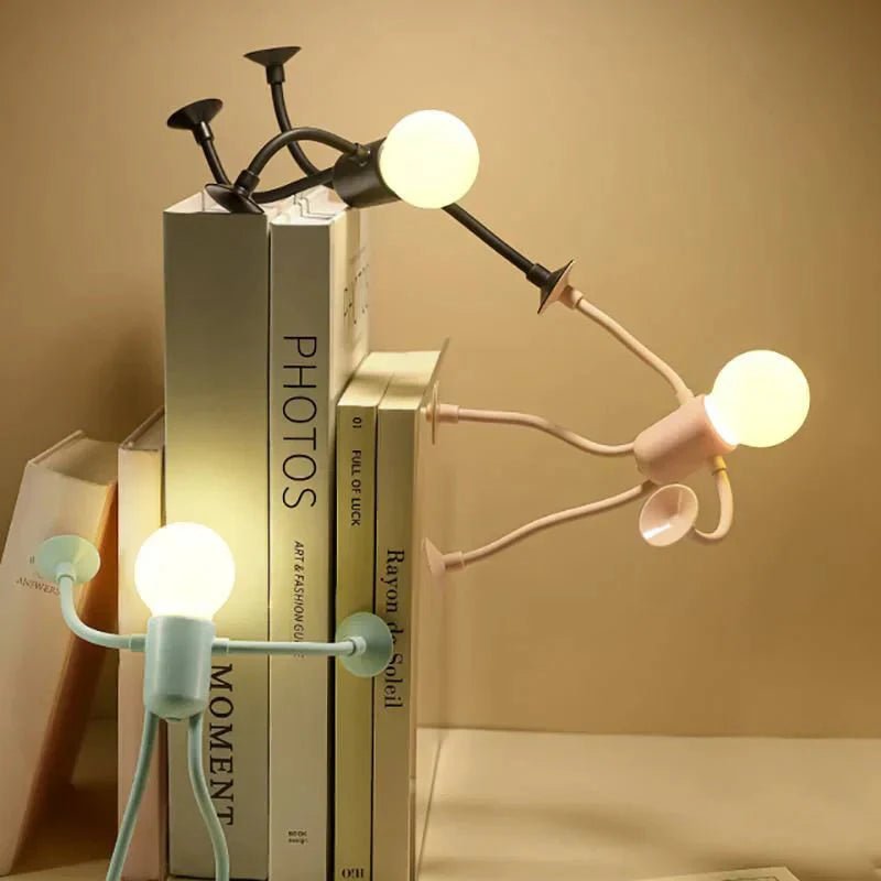Gentle Glow LED Lamp | Flexible USB Suction-Cup Night Light
