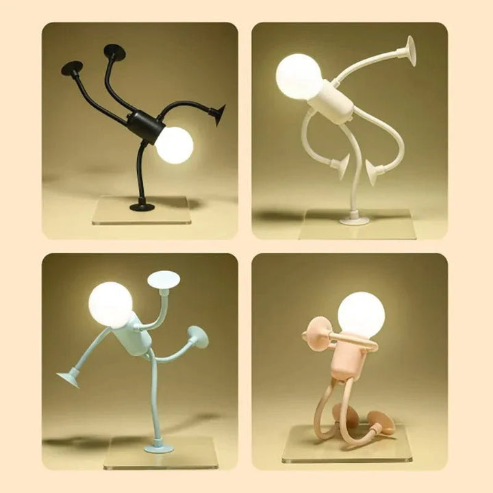 Gentle Glow LED Lamp | Flexible USB Suction-Cup Night Light