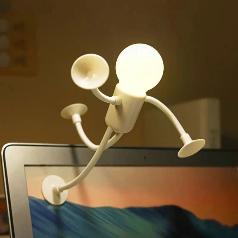 Gentle Glow LED Lamp | Flexible USB Suction-Cup Night Light