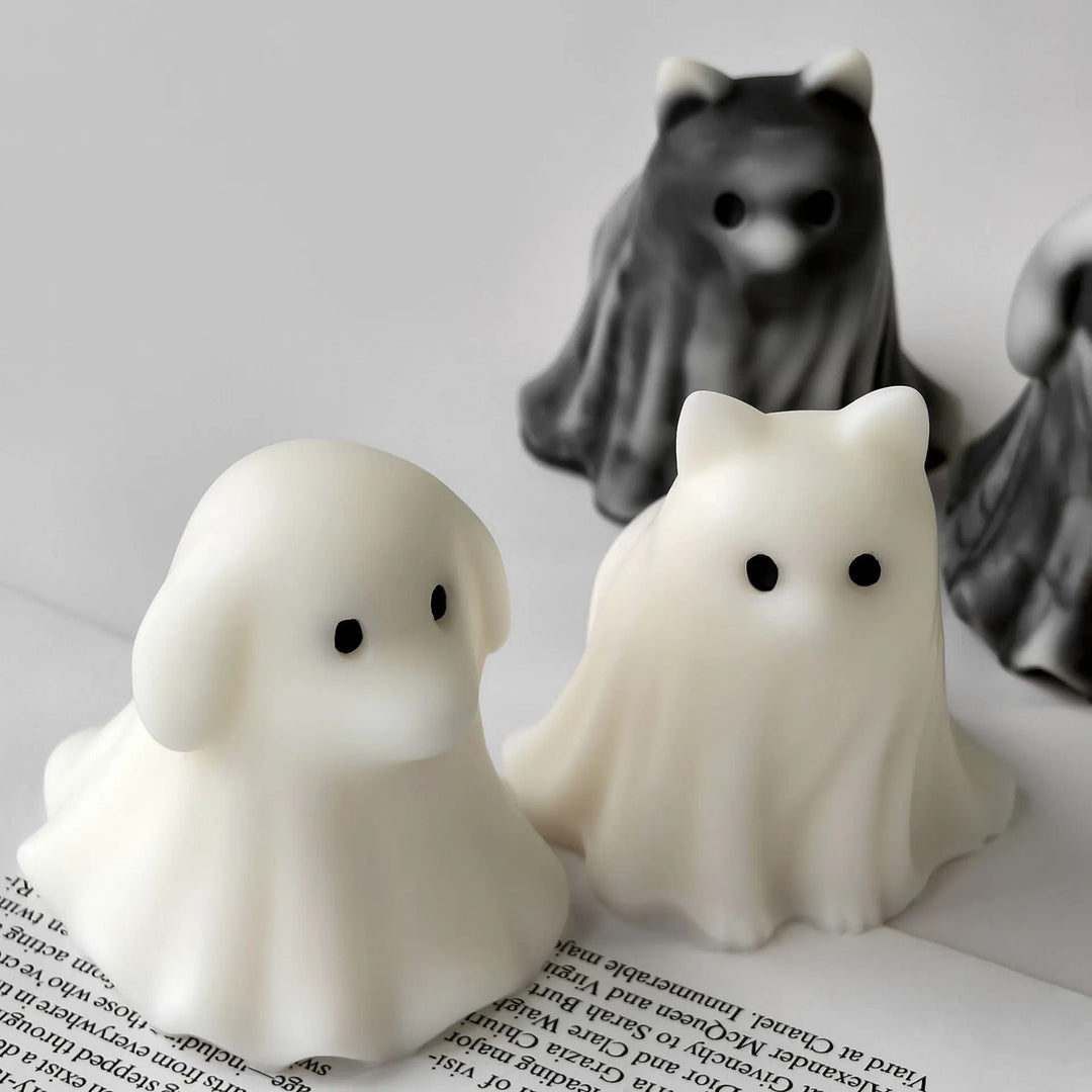 Ghost Candle Silicone Mould Halloween | Reusable Flexible Design | Heat Resistant for Wax, Resin, Soap and Clay Crafts