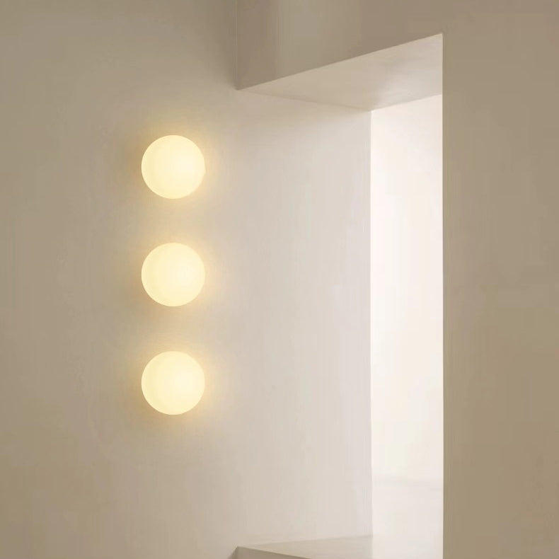 Glass wall lamp round with G9 socket – Modern spherical shape 0