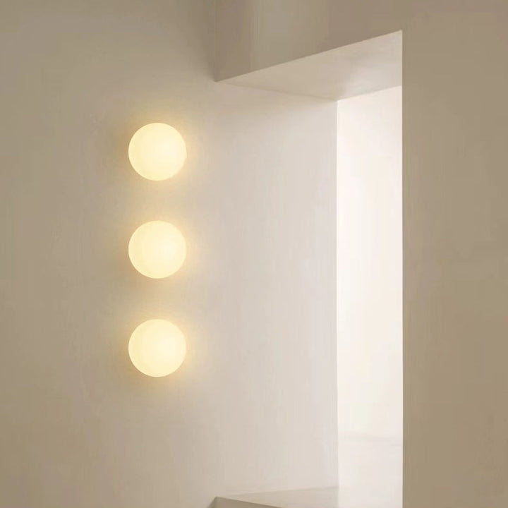 Glass wall lamp round with G9 socket – Modern spherical shape 0