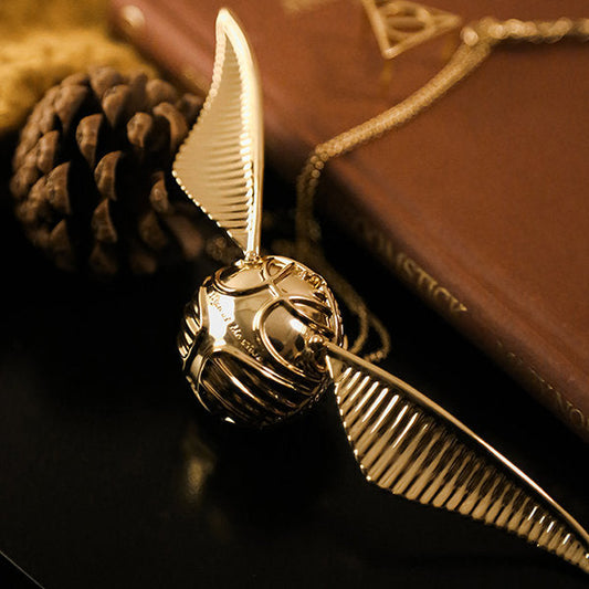 Golden Winged Orb Ring Box | Luxury Movable Wings Jewellery Case