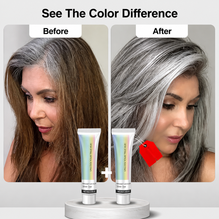 Grey-Blending Silver Hair Colour | Ammonia-Free with Aloe Vera, Comfrey &amp; Citrus | Builds Brighter Silver With Every Use