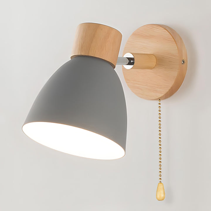 Scandinavian Wall Light Switch E27 Bedside Hallway Lamp 2
