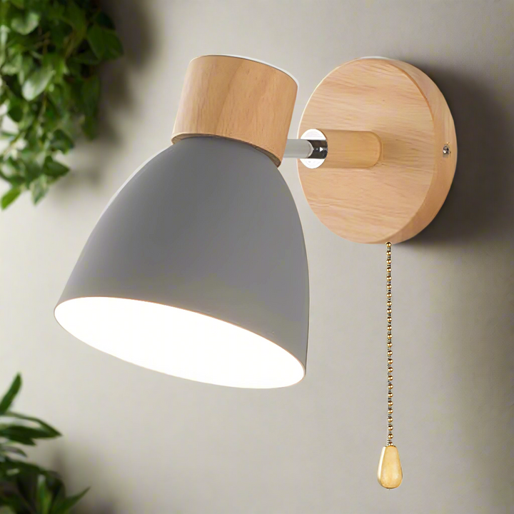 Scandinavian Wall Light Switch E27 Bedside Hallway Lamp 6