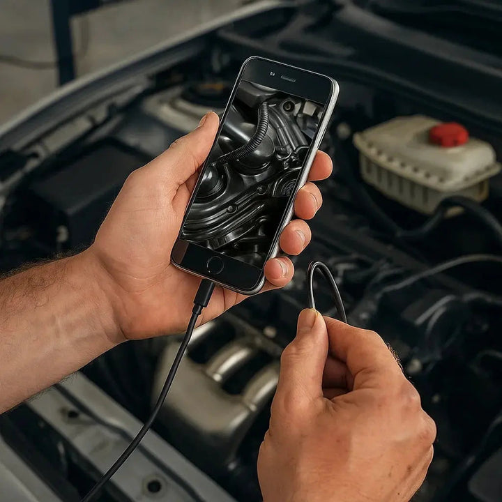HD Endoscope Camera | Plug &amp; Play Borescope Inspection Camera for Phone