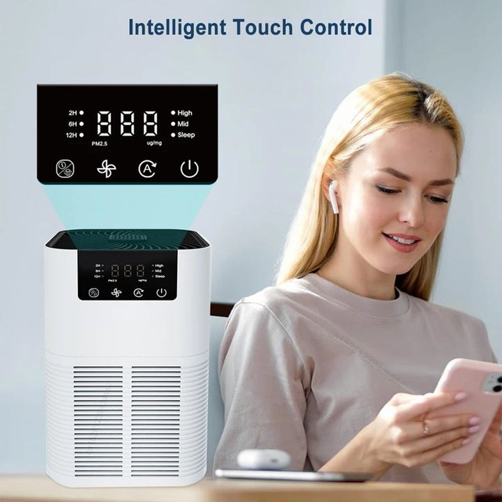 HEPA Air Purifier with Aromatherapy | Negative Ion Technology &amp; HEPA Filtration | Odour &amp; Smoke Eliminator for Home