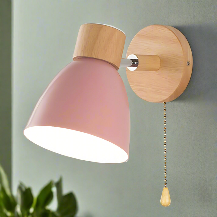 Scandinavian Wall Light Switch E27 Bedside Hallway Lamp 7