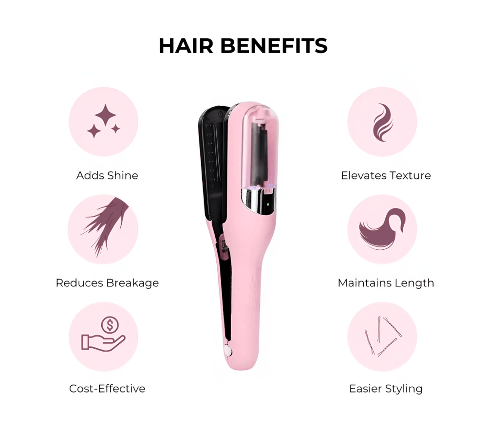 Hair Revitalizer | Cordless Split-End Trimmer & Hair Styling Tool