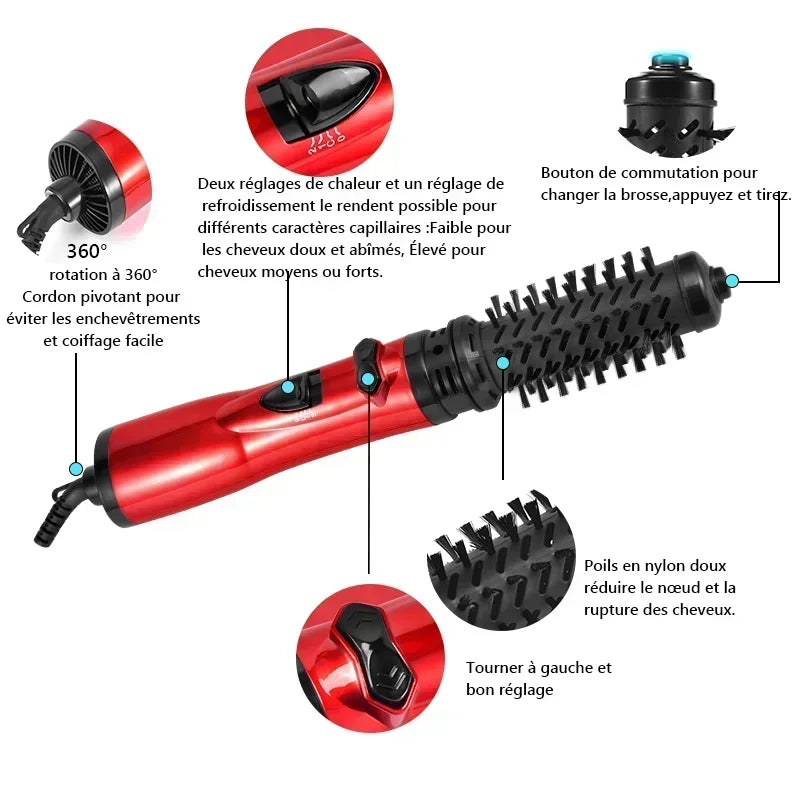 Hair Styler Brush | Multifunctional Hot Air Blow-Drying Comb