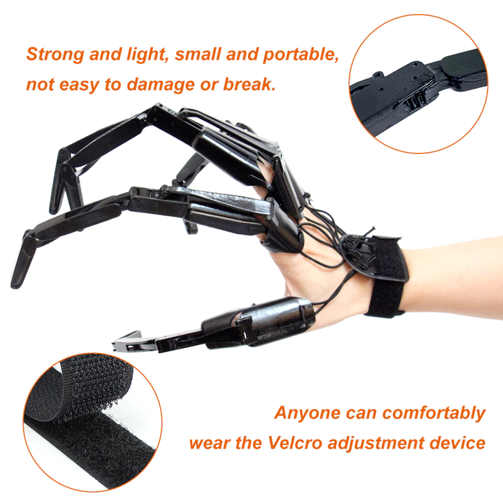 Halloween Articulated Finger Extensions | 3D Printed Scary Design | Velcro Fasten Universal Fit for Women&