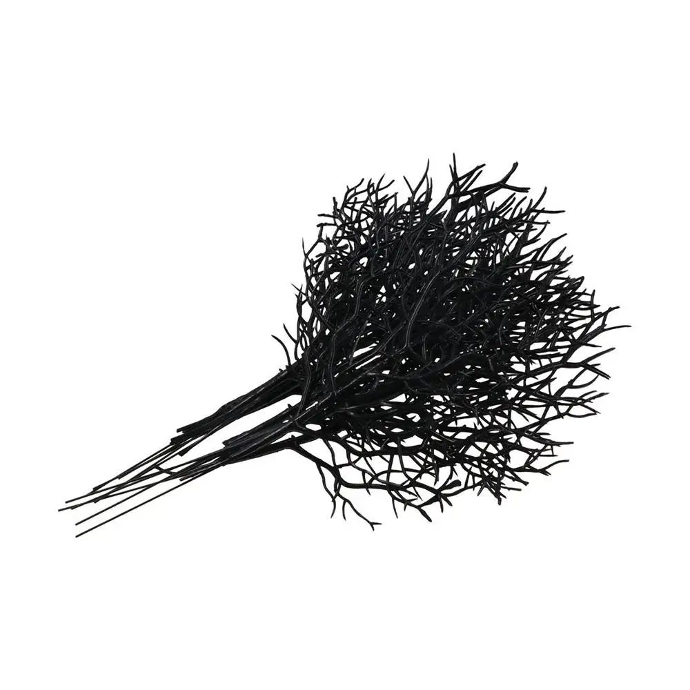 Halloween Black Branches Gothic Decor | 5-Piece Set for Vases and Centerpieces | Reusable Plastic Twig Branches for Table Displays