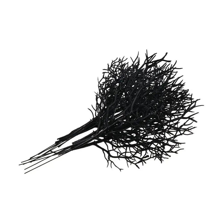 Halloween Black Branches Gothic Decor | 5-Piece Set for Vases and Centerpieces | Reusable Plastic Twig Branches for Table Displays