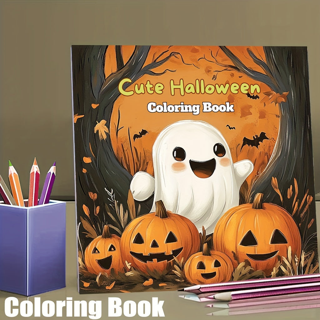 Halloween Colouring Book for Adults | Intricate Pumpkins, Witches & Haunted Scenes