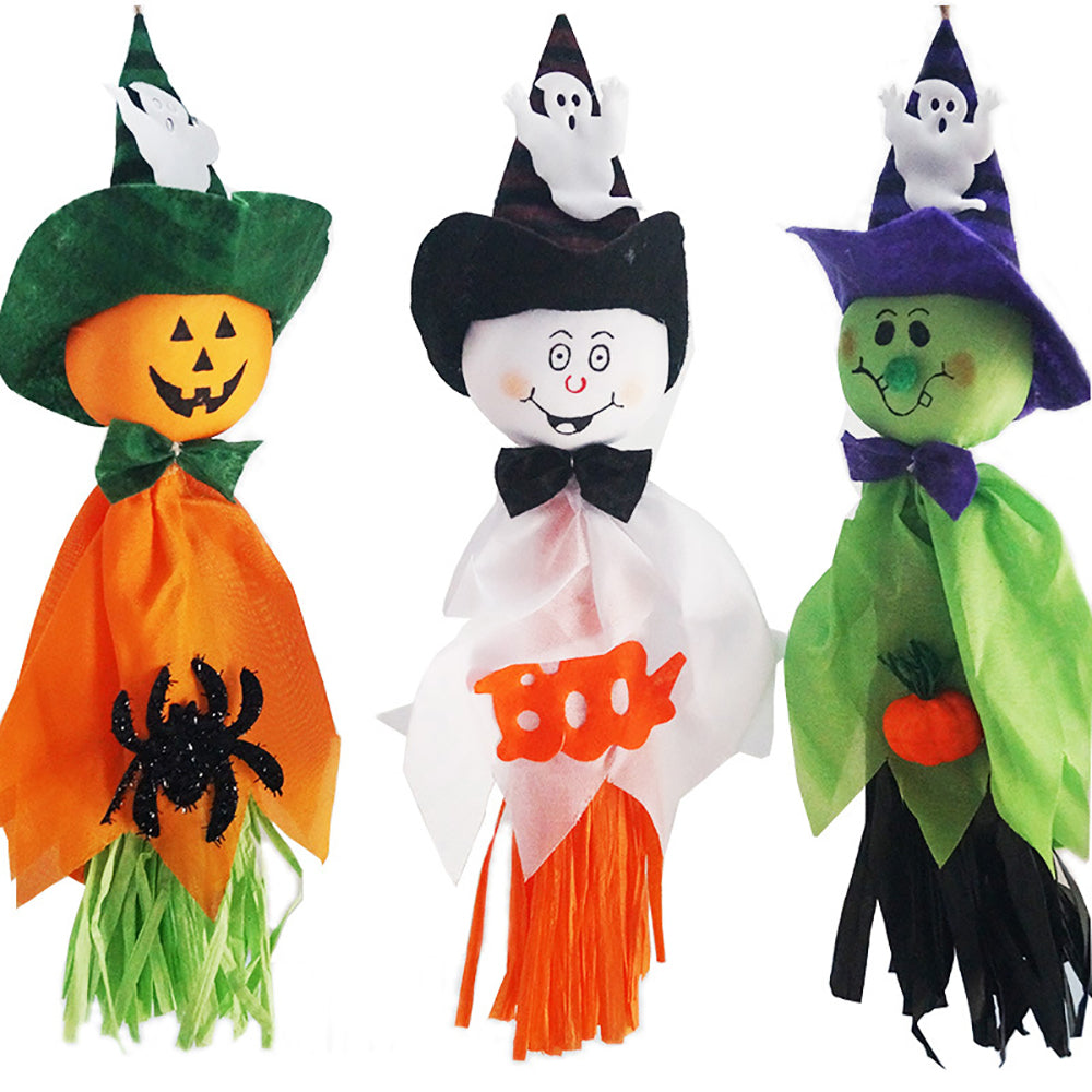 Halloween Ghost Doll Pendant | Hanging Decoration for Haunted House, Parties & Classrooms | Lightweight Spooky Props