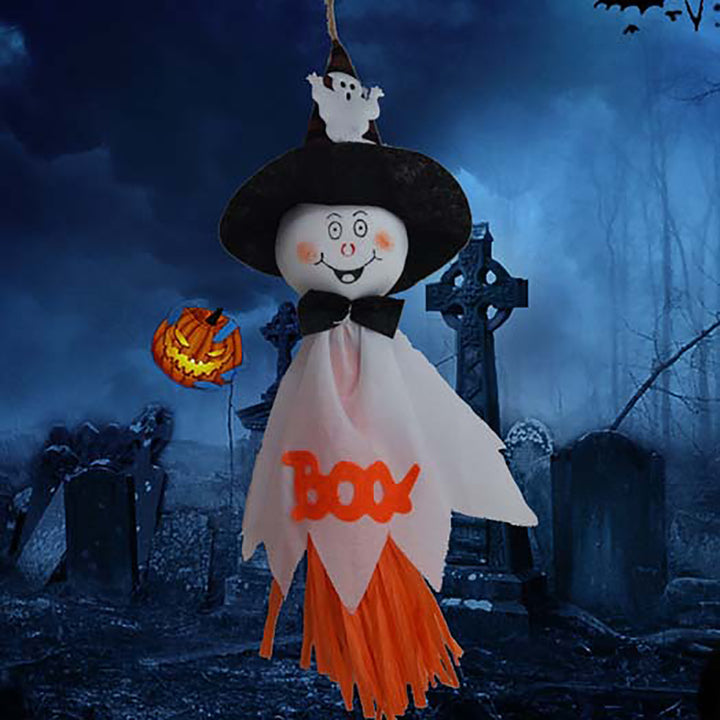 Halloween Ghost Doll Pendant | Hanging Decoration for Haunted House, Parties &amp; Classrooms | Lightweight Spooky Props