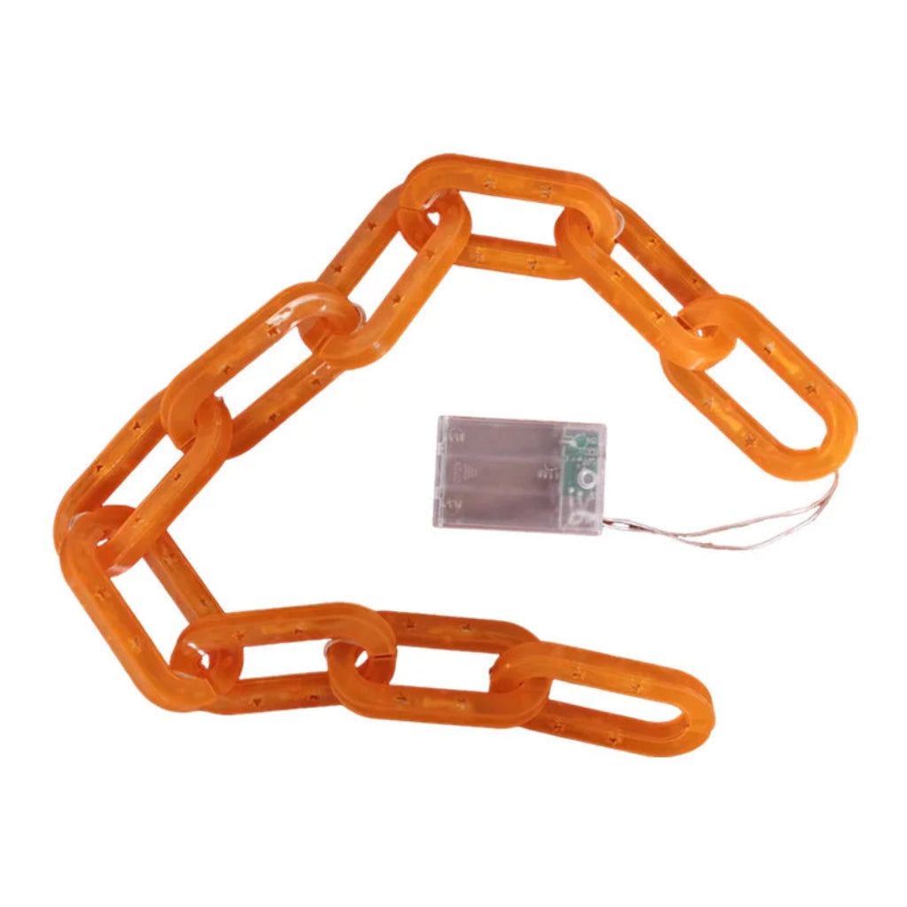 Halloween Chain String Lights, LED Lighting, Battery or USB Powered, Warm White 0
