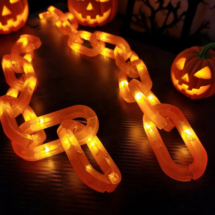 Halloween Chain String Lights, LED Lighting, Battery or USB Powered, Warm White 6