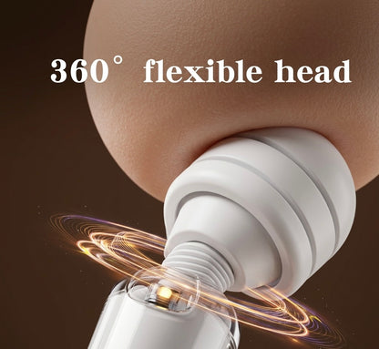Handheld Full Body Massager | 20-Speed Vibrations | Flexible Neck | Soft silicone