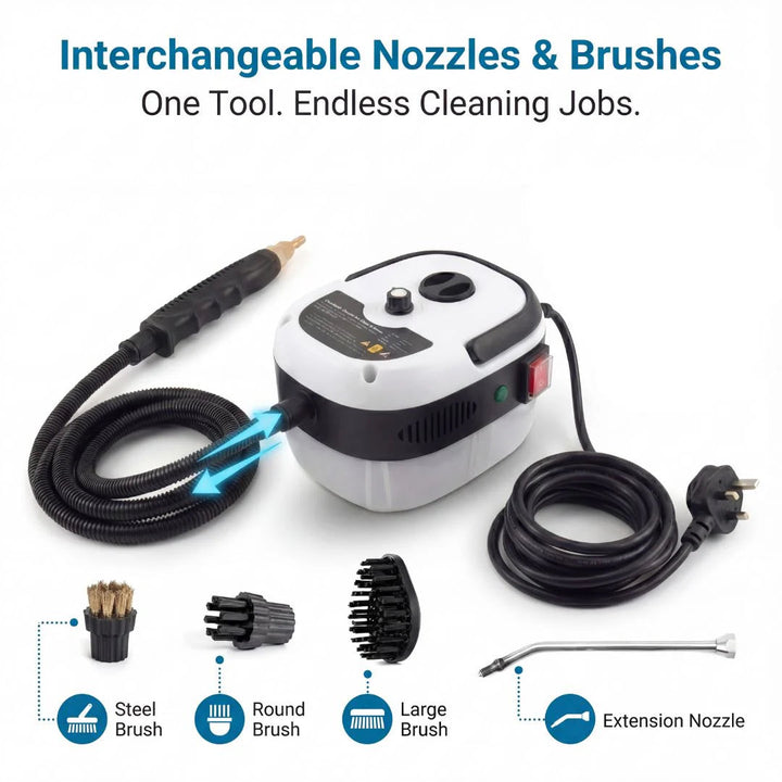 Handheld Steam Cleaner – High Temperature Steam | Portable Cleaning Machine for Grease &amp; Grime Removal 2