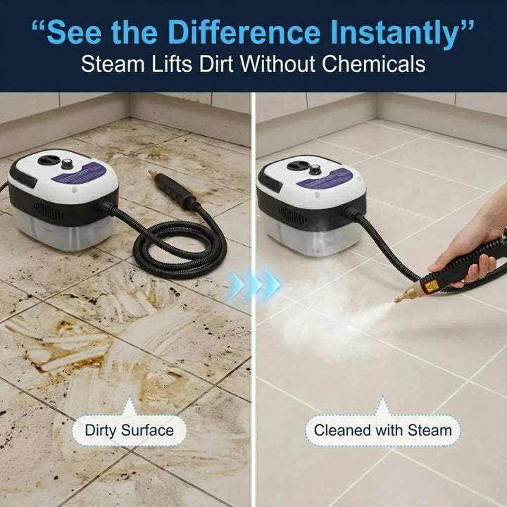 Handheld Steam Cleaner – High Temperature Steam | Portable Cleaning Machine for Grease &amp; Grime Removal 4