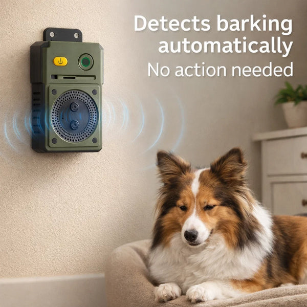 Hands-Free Automatic Bark Control | Continuous Ultrasonic Silencer for Day &amp; Night Home Use 6