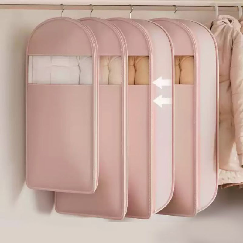 Hanging Garment Organizer | Gusseted Sides, Clear Window