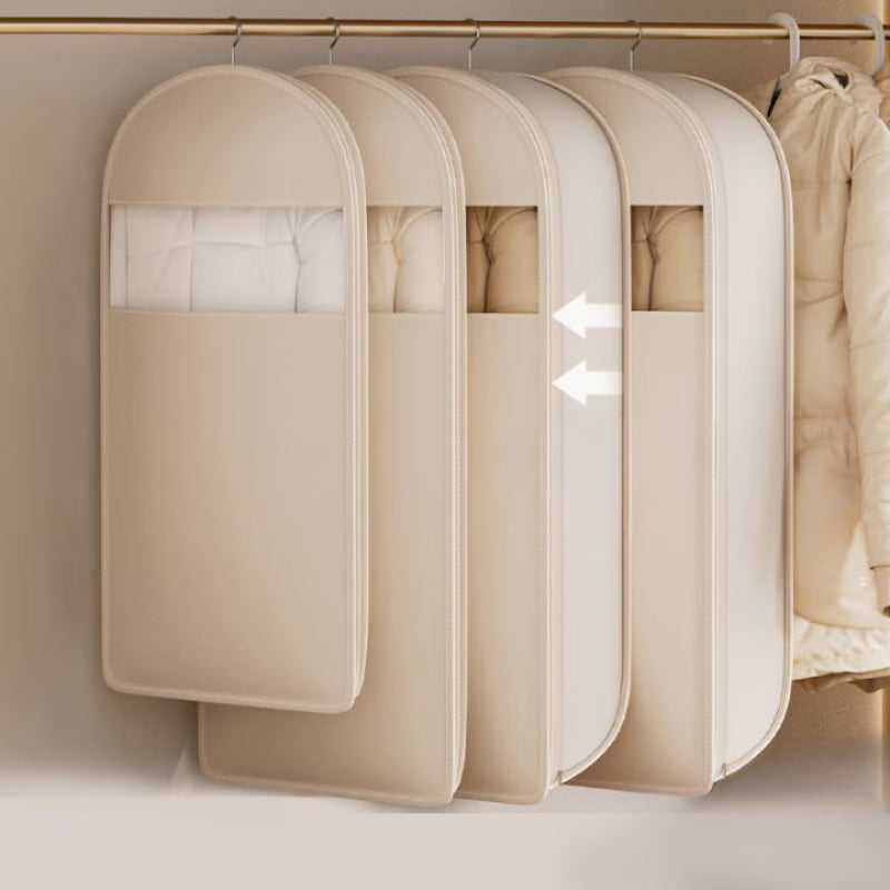 Hanging Garment Organizer | Gusseted Sides, Clear Window