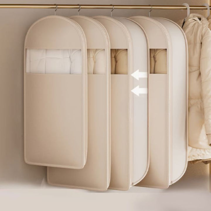 Hanging Garment Organizer | Gusseted Sides, Clear Window