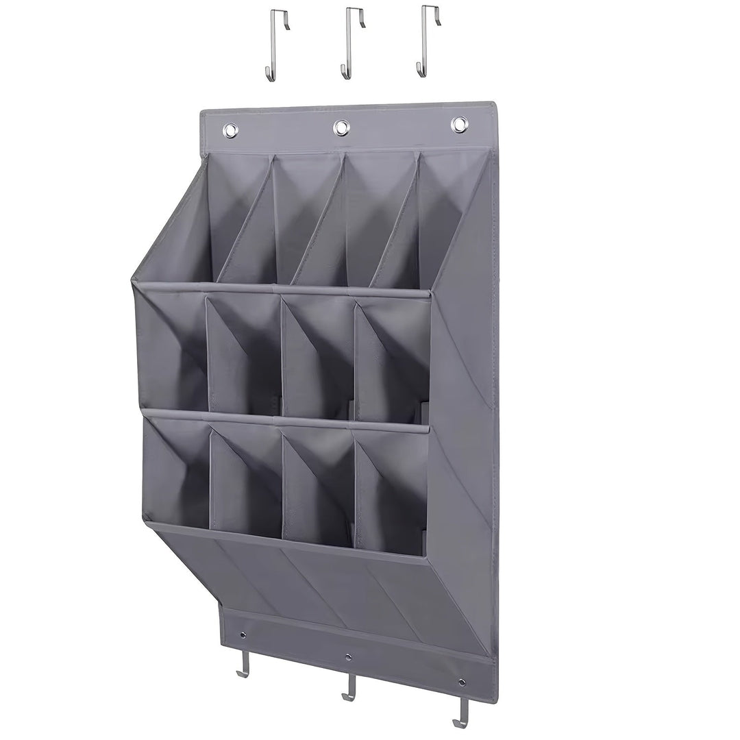 Hanging Shoe Organizer | Deep Pockets, Over Door Hooks