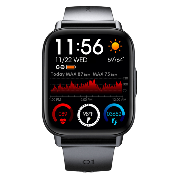 Health Smartwatch | Heart Rate &amp; Sleep Tracking | Bluetooth 5.0 | 1.4" Touchscreen | 6 Colours