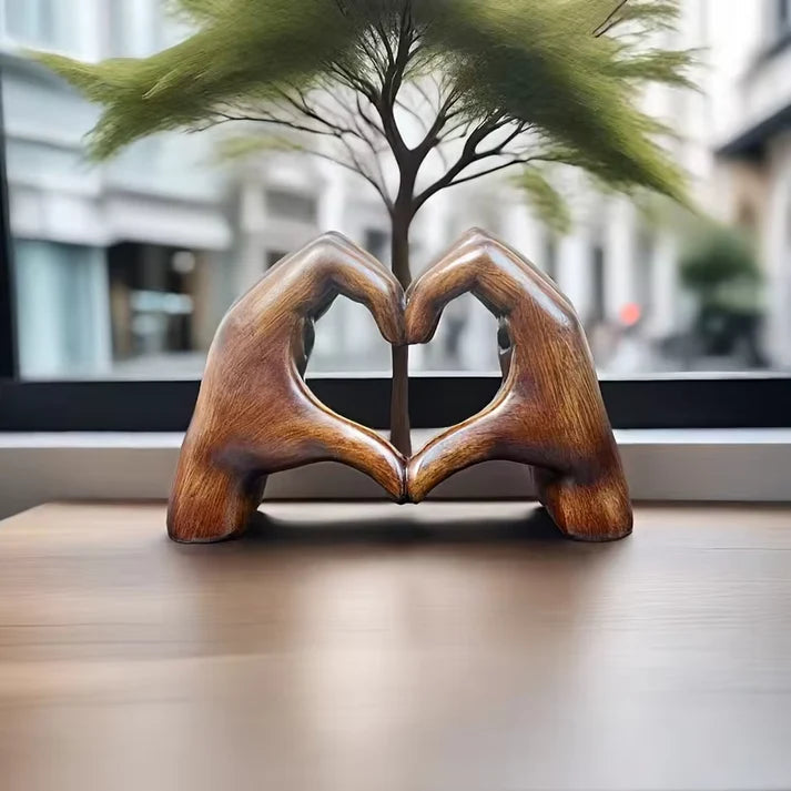 Heart Hands Ornament | Symbol Of Love Home Decor Gift 0