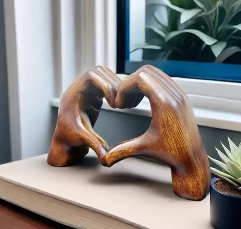 Heart Hands Ornament | Symbol Of Love Home Decor Gift 3
