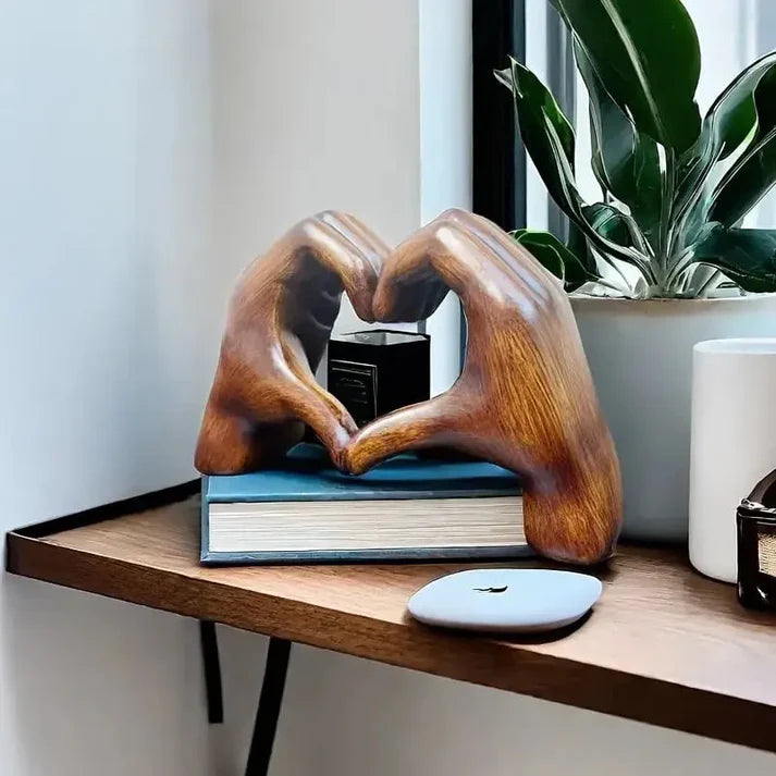 Heart Hands Ornament | Symbol Of Love Home Decor Gift 4